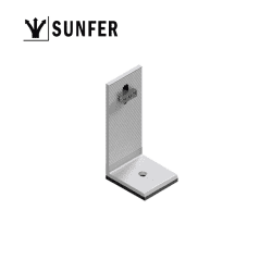 Soporte L para montaje de riel